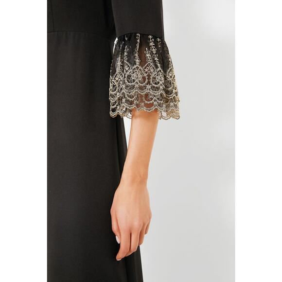 POMANDER PLACE Black Lillith Dress Size M NWT Retail $188 Tuckernuck - Picture 6 of 7